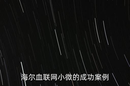 什么海爾小微，海爾小微公司簽合同沒(méi)有海爾倆字