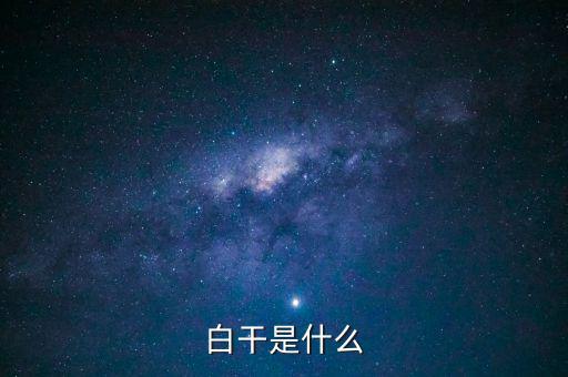 白干酒是什么，老白干酒是什么酒