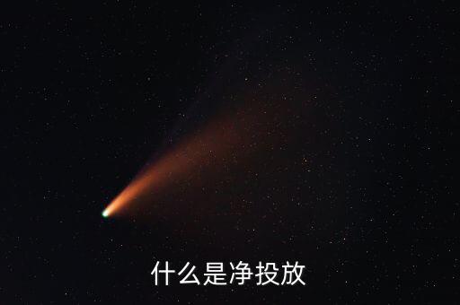 什么是凈投放，什么為凈投放
