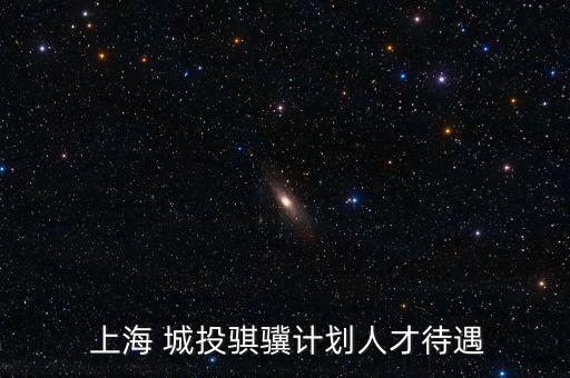 上海城投怎么樣,上海城投快濟(jì)計劃人才優(yōu)厚有五險一金