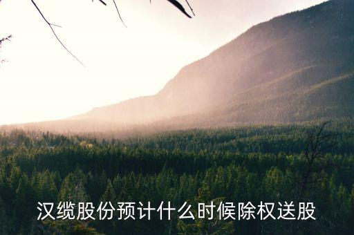 漢纜股份什么時(shí)候除權(quán)，除權(quán)日期是什么時(shí)候