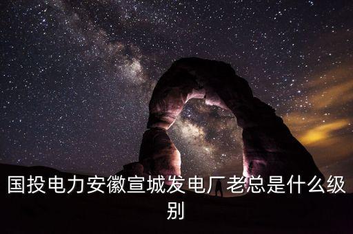國電投什么級別，中國國電集團(tuán)是什么級別