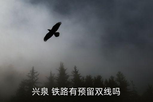 興泉 鐵路有預留雙線嗎